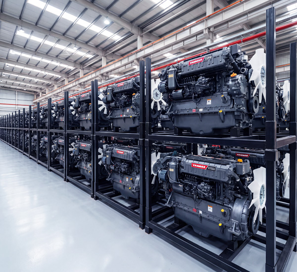 Landward excavator replacement engines and warranty parts