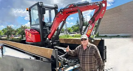 LANDWARD customer from the United States