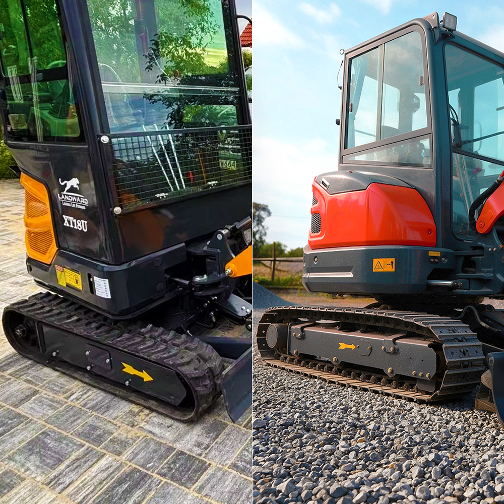 Rubber or Steel Tracks: Which Should You Choose for a Mini Excavator?